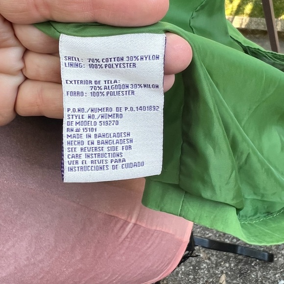 Weather Tamer Green hooded lined fall jacket vintage small - Picture 14 of 16